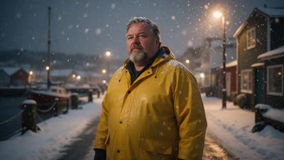 Снегопад — пример приёма