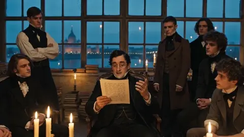 is the character reference — the man in the black…