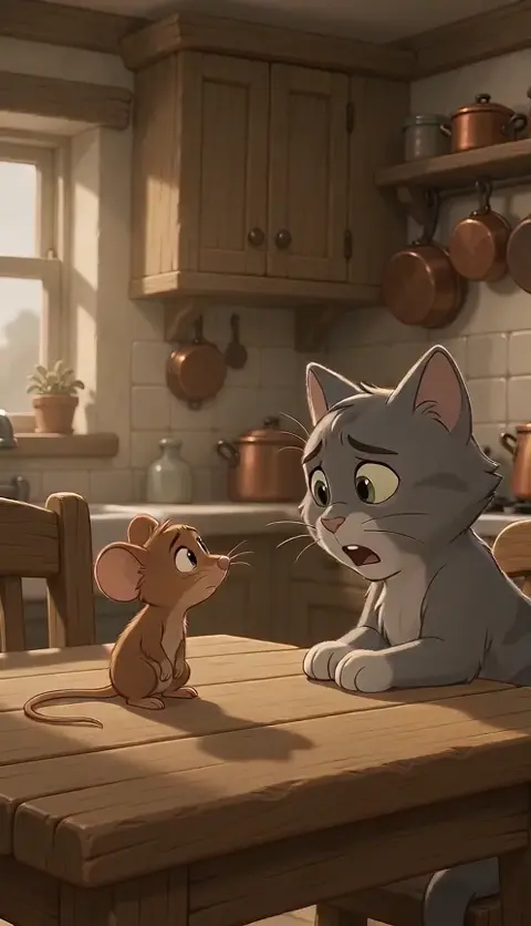 Cinematic video, same vintage cartoon style, original…
