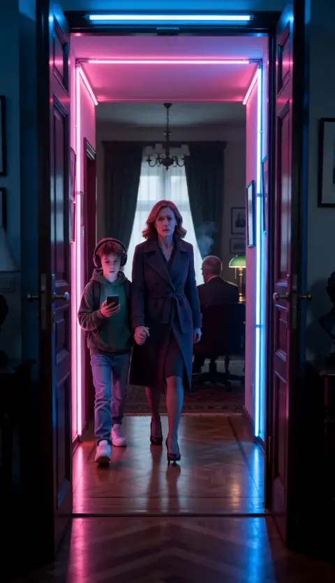 Cinematic 15-second video. Use @image1 as the teenager's…