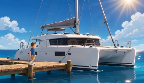 **Create a 4-second cinematic anime video, one continuous…