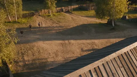 A 12-second cinematic sequence, 16:9, 24 fps. Exactly FOUR…