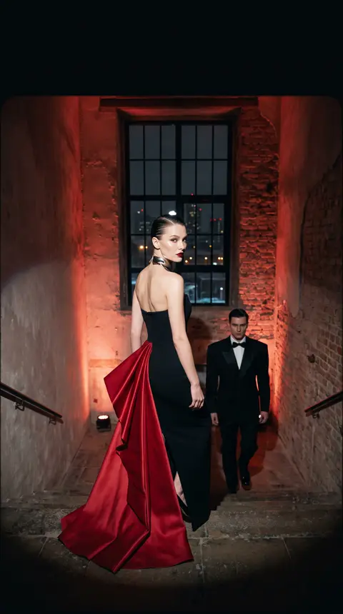 Intended use: high-fashion editorial photograph for a…