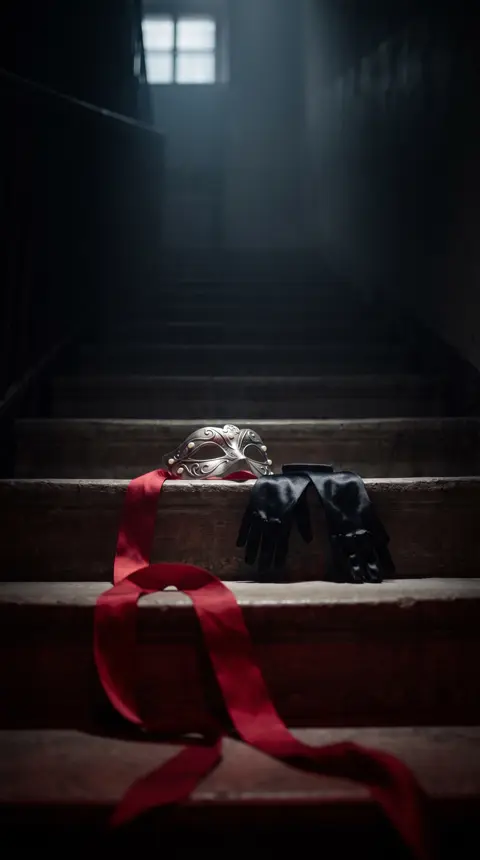 Intended use: cover key visual for a mysterious New Year's…