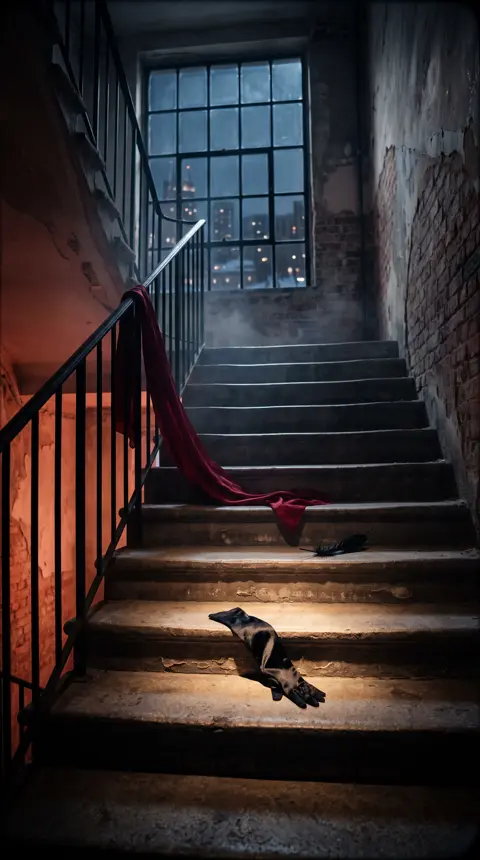Intended use: venue-mood slide image for a mysterious New…