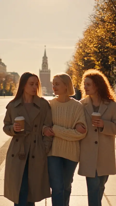 [GOAL] Generate a light, warm montage of friends walking in…